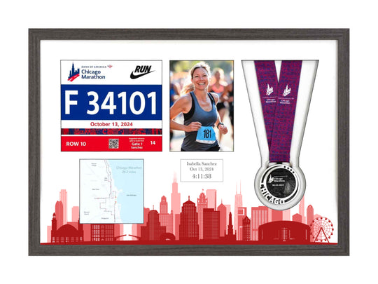 Chicago Marathon 2025 - Medal / Photo / BIB