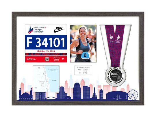 Chicago Marathon 2025 - Medal / Photo / BIB