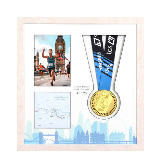 London Marathon 2025 - Medal & Photo Frame