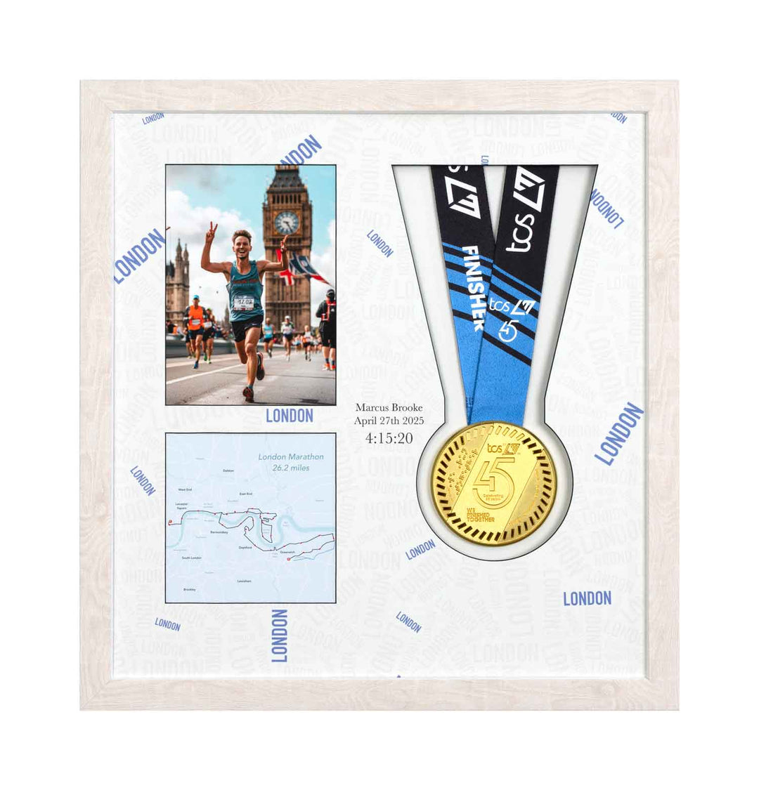 London Marathon 2025 - Medal & Photo Frame