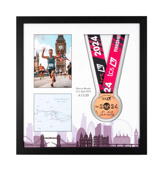 London Marathon 2023 - Medal & Photo Frame