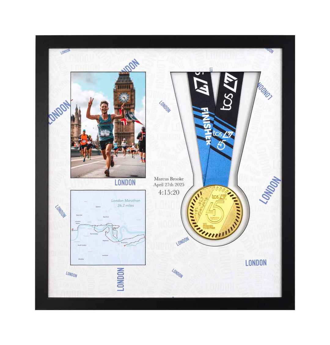 London Marathon 2025 - Medal & Photo Frame