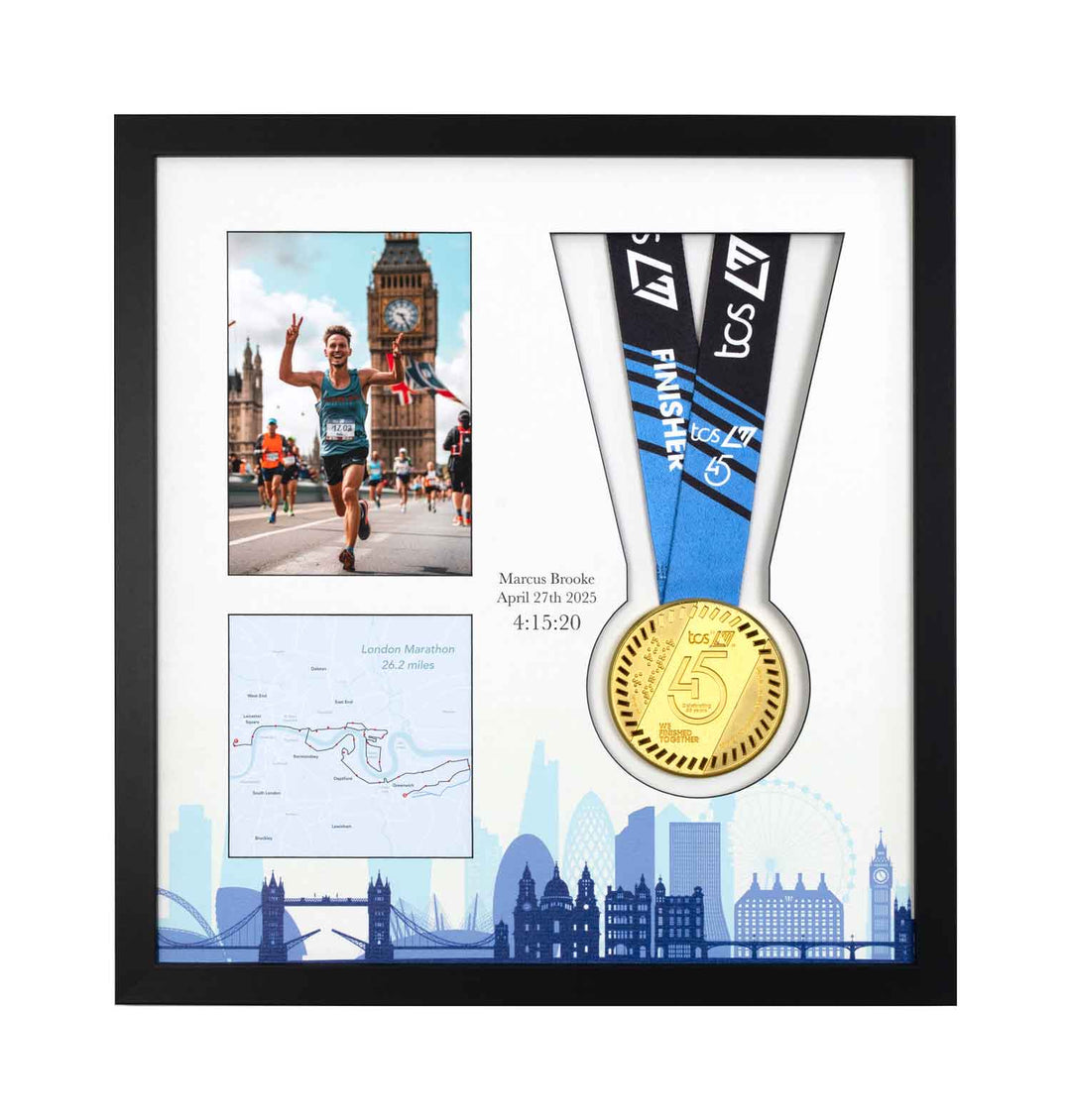 London Marathon 2025 - Medal & Photo Frame