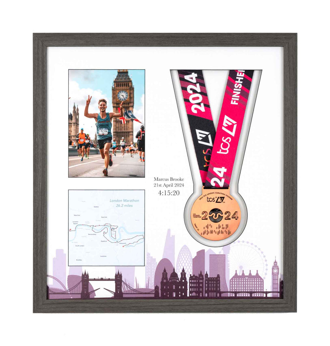 London Marathon 2024 - Medal & Photo Frame