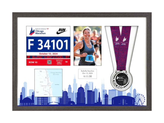 Chicago Marathon 2025 - Medal / Photo / BIB