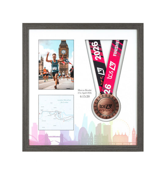 London Marathon 2026 - Medal & Photo Frame