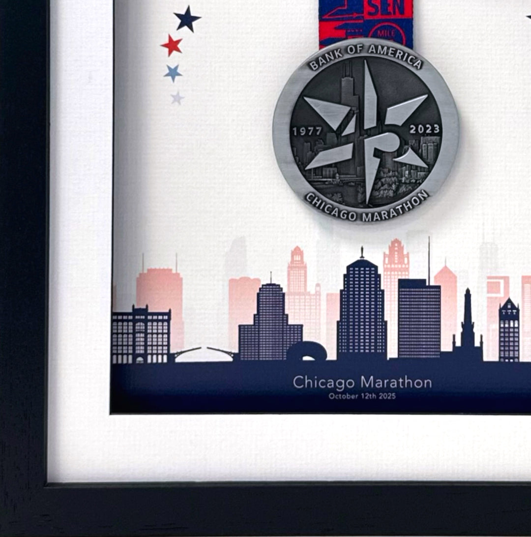 Chicago Marathon 2025 - Medal Frame