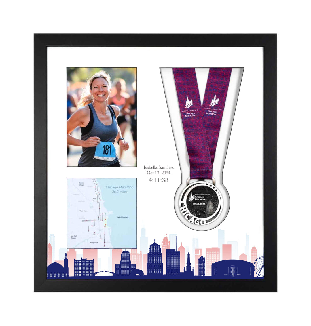 Chicago Marathon 2025 - Medal & Photo Frame