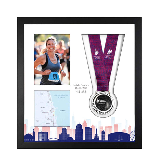 Chicago Marathon 2025 - Medal & Photo Frame