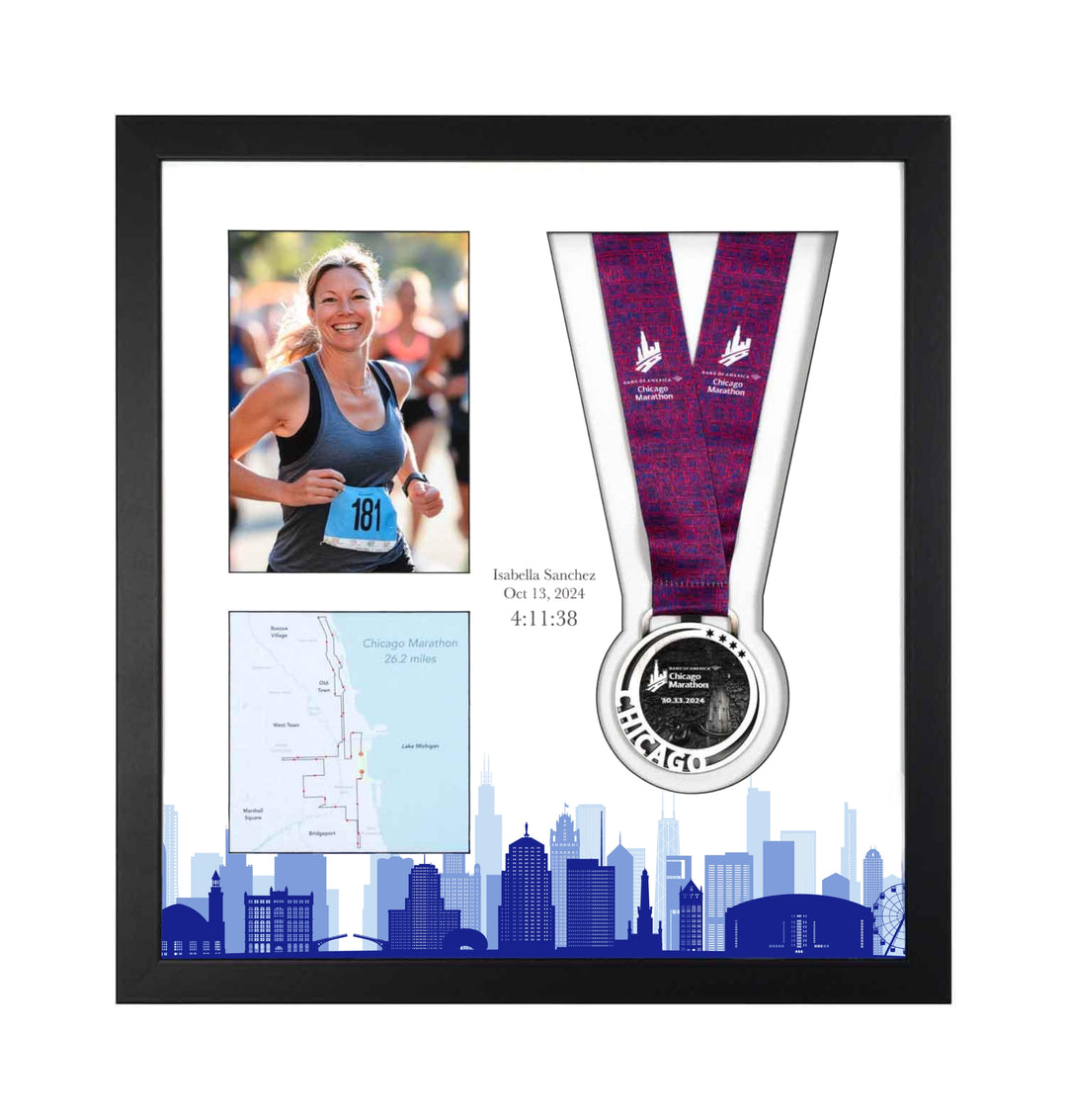 Chicago Marathon 2025 - Medal & Photo Frame