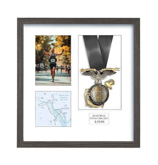 Marine Corps Marathon 2025 - Medal & Photo Frame