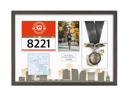 Marine Corps Marathon 2025 - Medal / Photo / BIB Frame