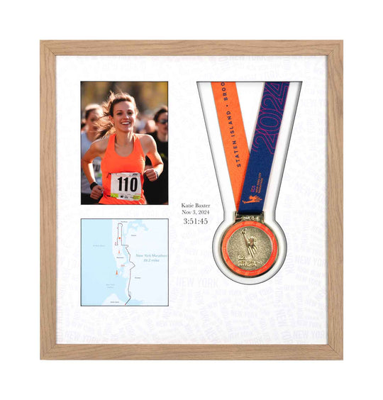 New York Marathon 2025 - Medal & Photo Frame