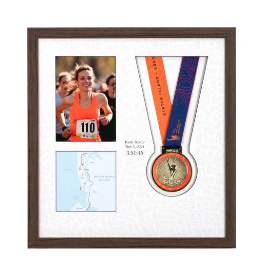 New York Marathon 2025 - Medal & Photo Frame