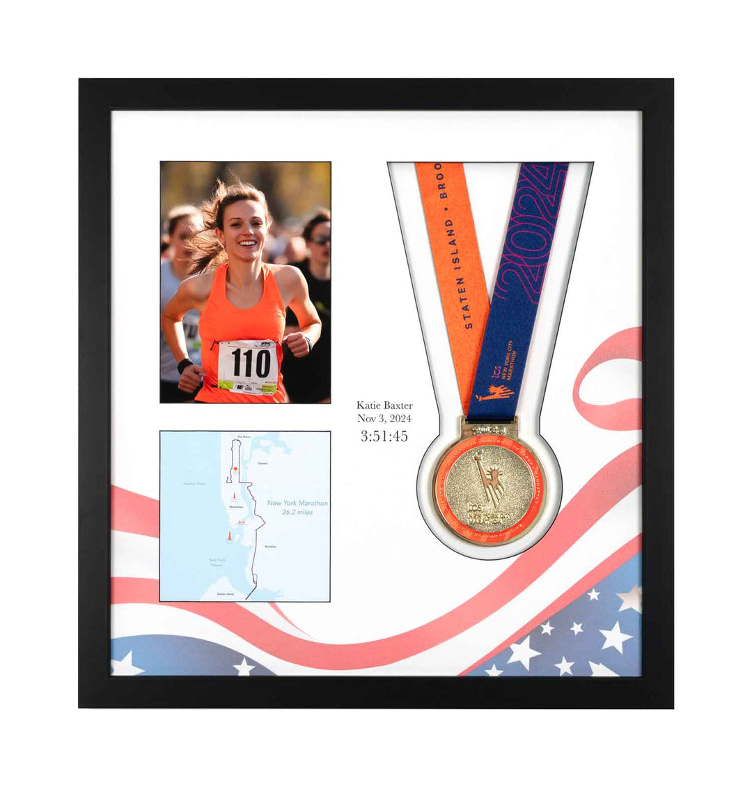 New York Marathon 2025 - Medal & Photo Frame