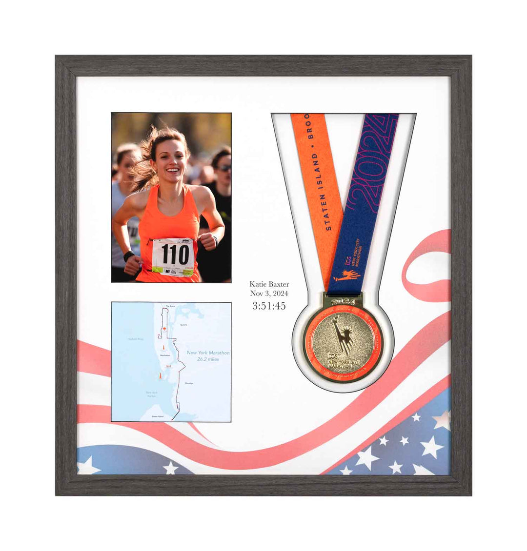 New York Marathon 2025 - Medal & Photo Frame