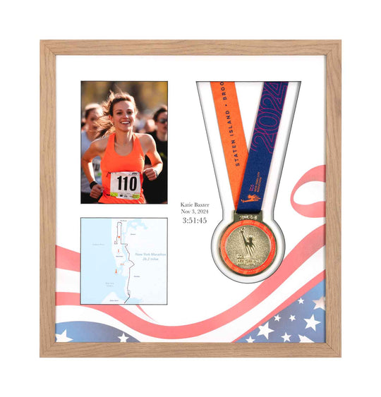 New York Marathon 2025 - Medal & Photo Frame