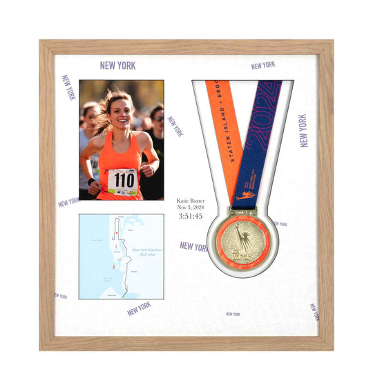 New York Marathon 2025 - Medal & Photo Frame