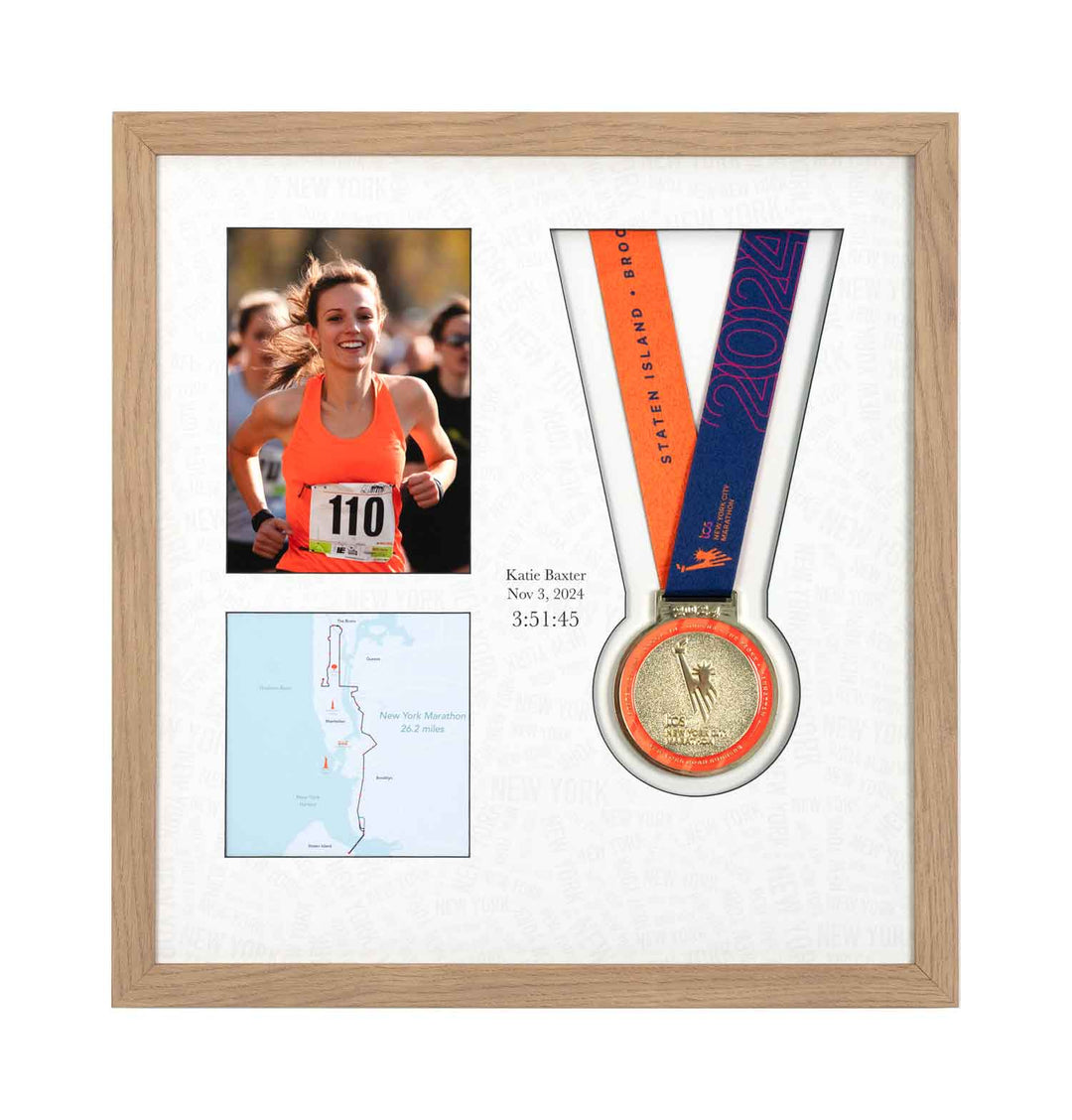 New York Marathon 2025 - Medal & Photo Frame