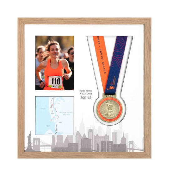 New York Marathon 2025 - Medal & Photo Frame