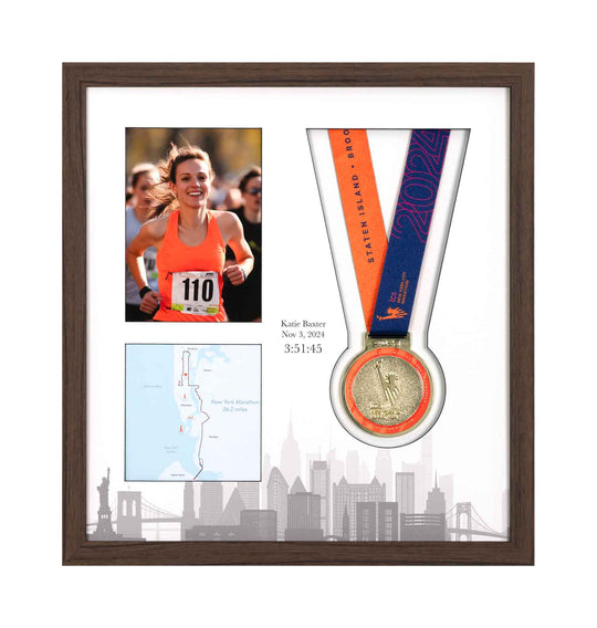 New York Marathon 2025 - Medal & Photo Frame