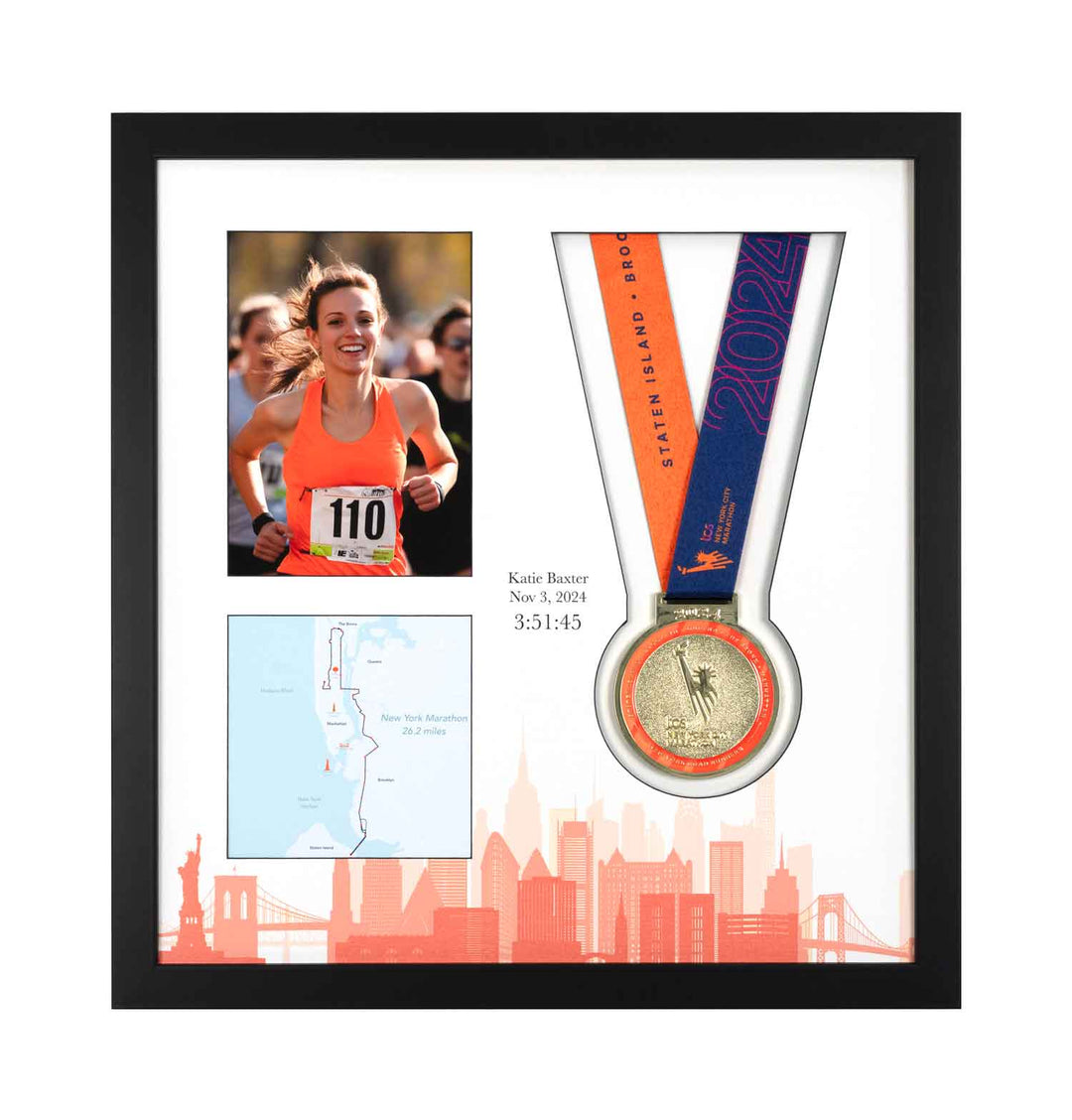 New York Marathon 2025 - Medal & Photo Frame