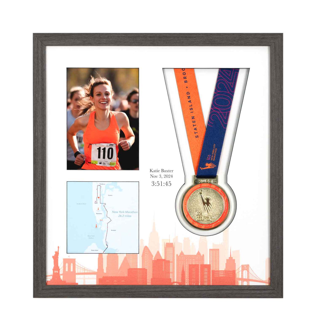 New York Marathon 2025 - Medal & Photo Frame