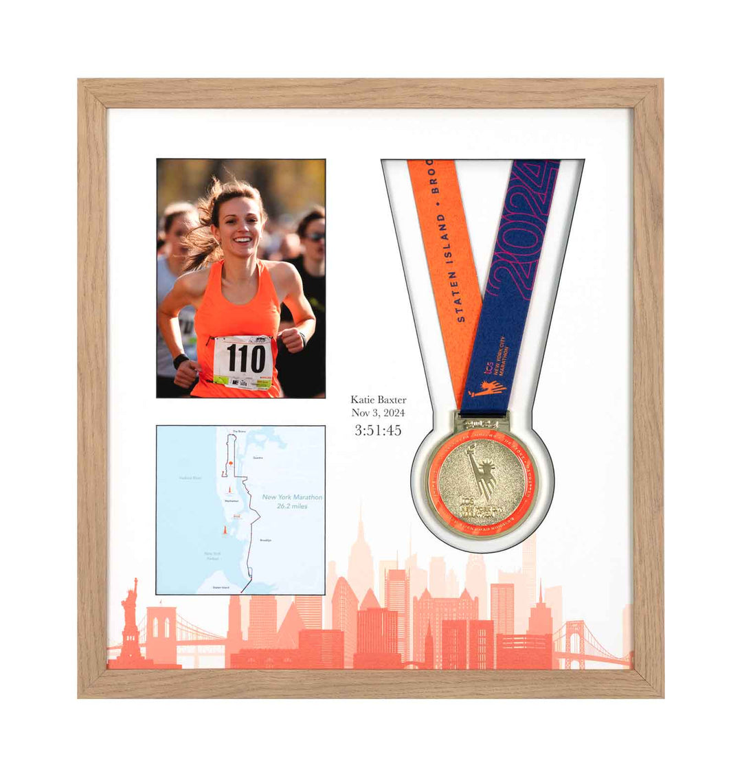New York Marathon 2025 - Medal & Photo Frame