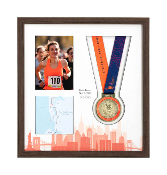 New York Marathon 2025 - Medal & Photo Frame