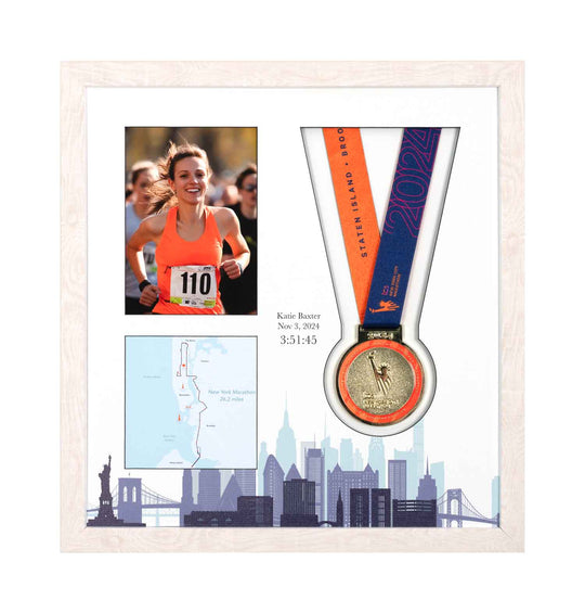 New York Marathon 2023 - Medal & Photo Frame