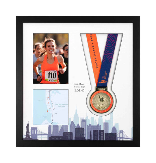 New York Marathon 2025 - Medal & Photo Frame
