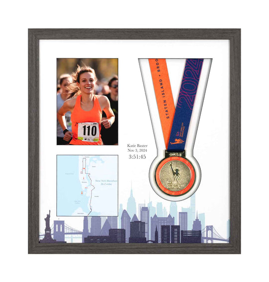 New York Marathon 2025 - Medal & Photo Frame