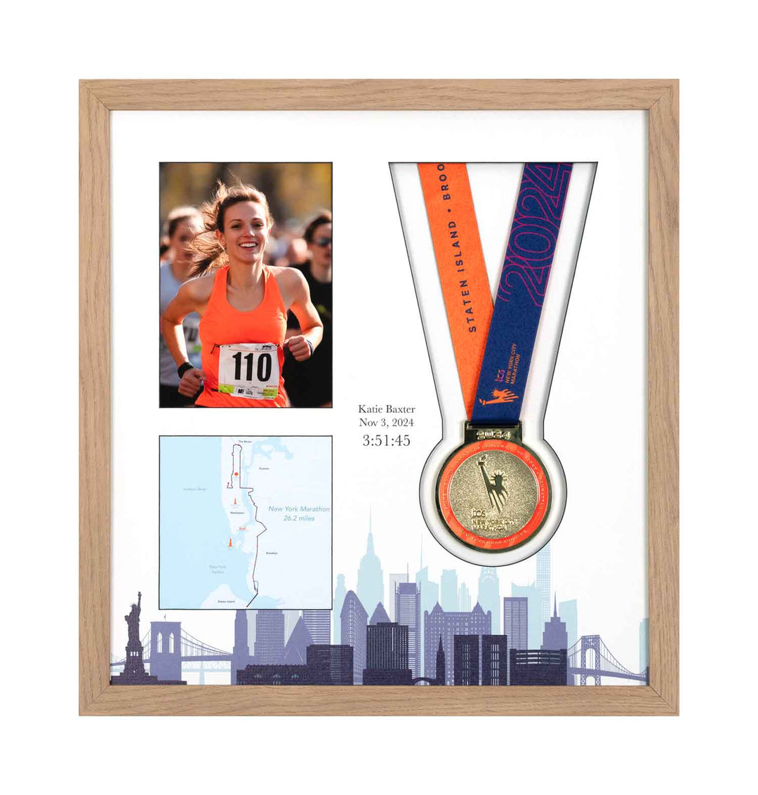 New York Marathon 2025 - Medal & Photo Frame