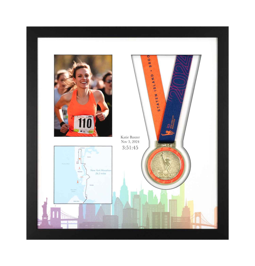 New York Marathon 2025 - Medal & Photo Frame