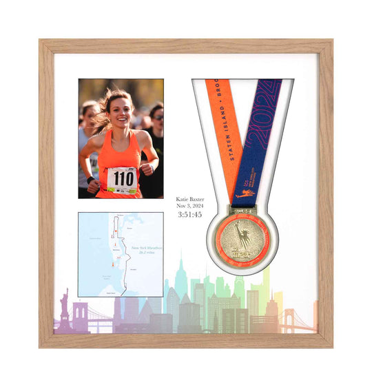 New York Marathon 2025 - Medal & Photo Frame