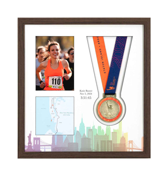 New York Marathon 2025 - Medal & Photo Frame
