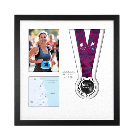 Chicago Marathon 2024 - Medal & Photo Frame