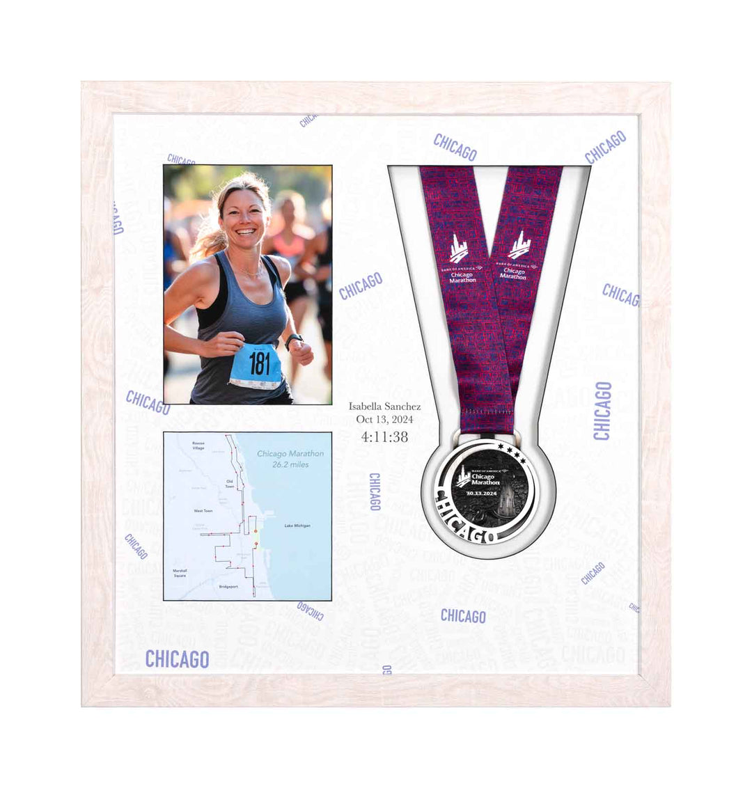 Chicago Marathon 2024 - Medal & Photo Frame