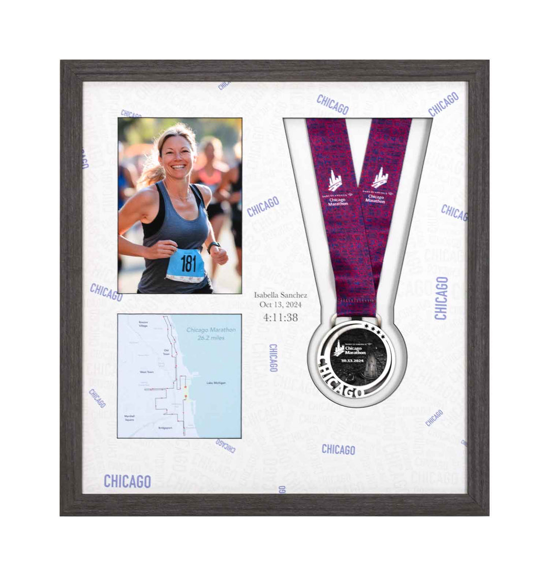 Chicago Marathon 2024 - Medal & Photo Frame