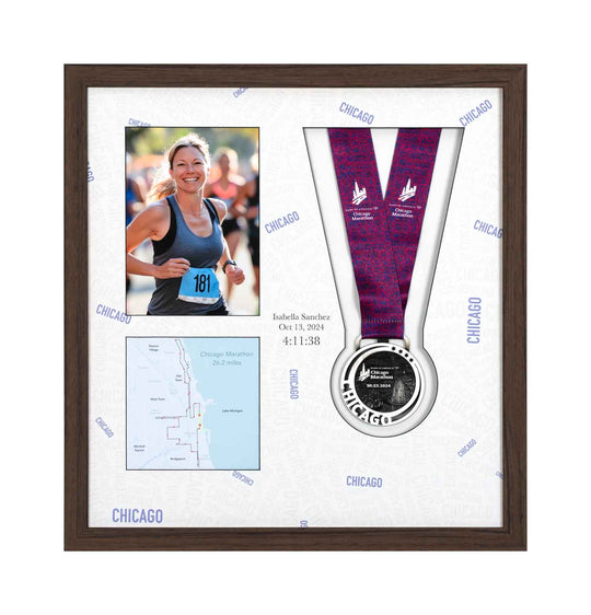 Chicago Marathon 2024 - Medal & Photo Frame