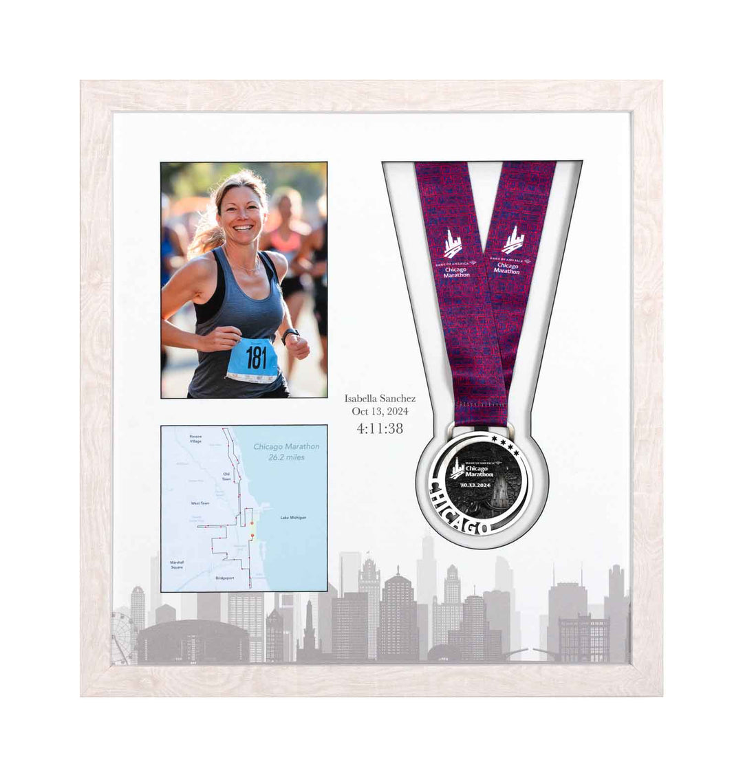 Chicago Marathon 2024 - Medal & Photo Frame