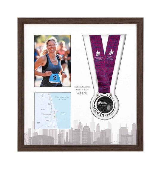 Chicago Marathon 2025 - Medal & Photo Frame