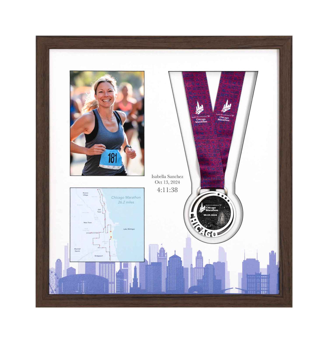 Chicago Marathon 2024 - Medal & Photo Frame