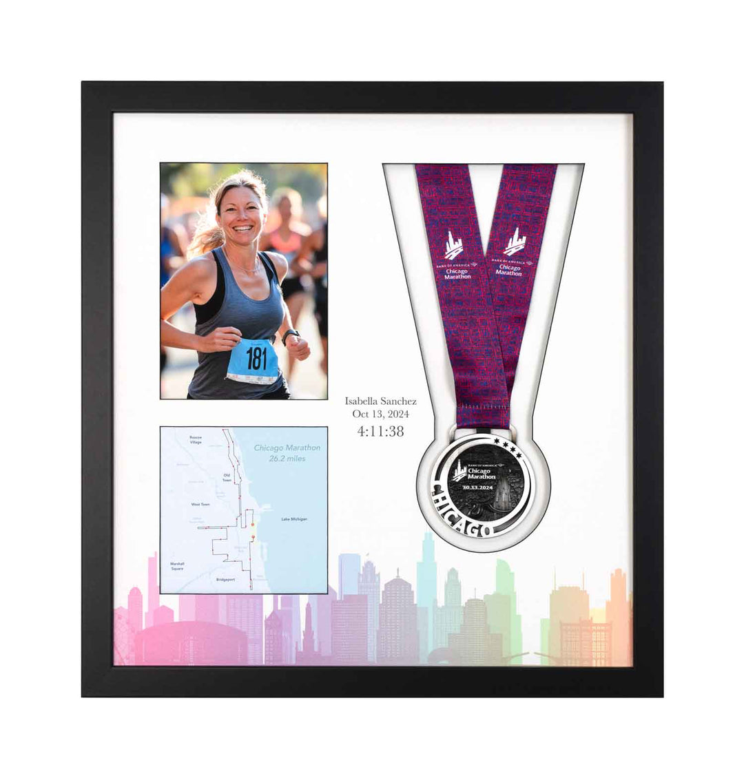 Chicago Marathon 2025 - Medal & Photo Frame