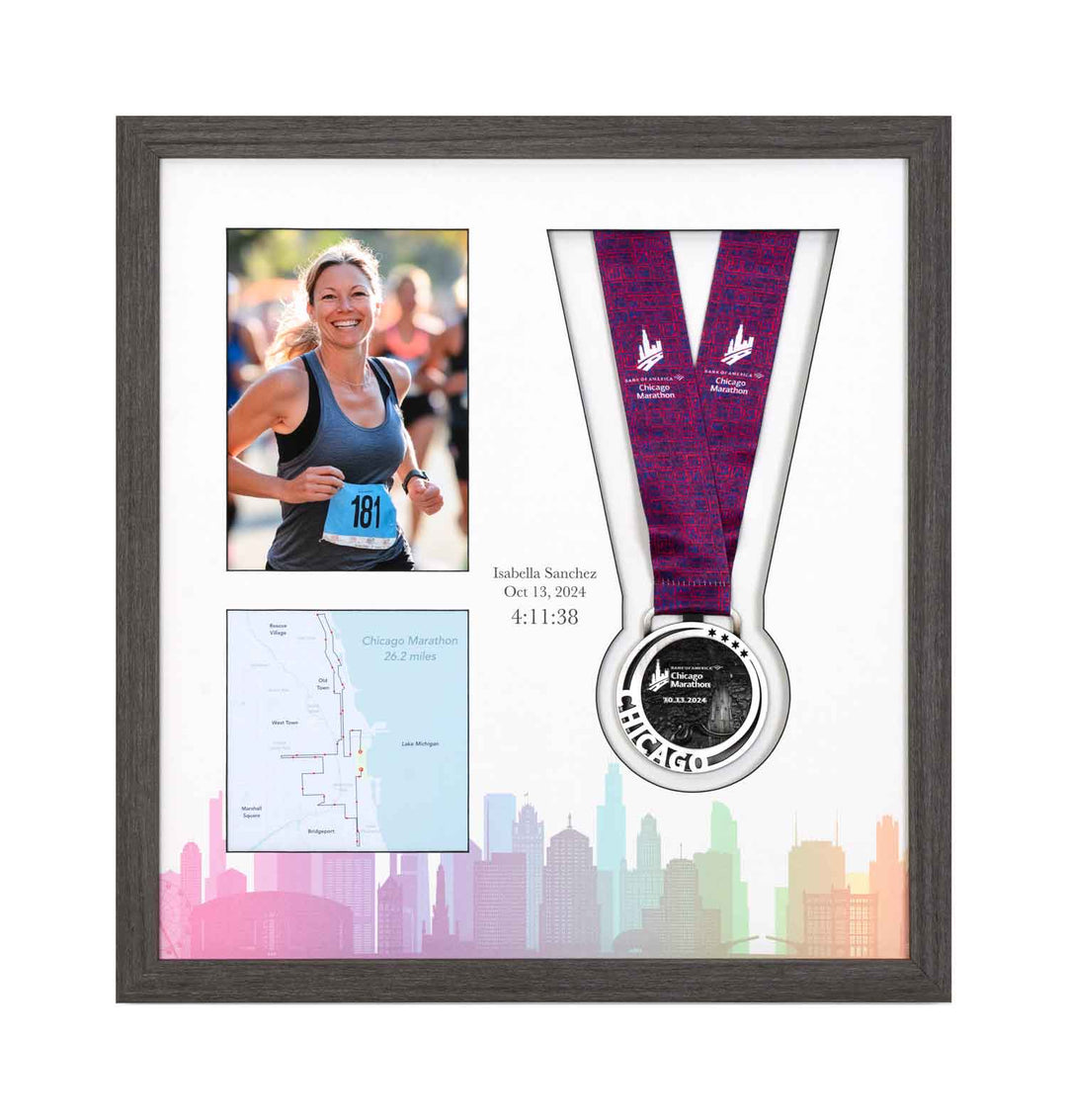 Chicago Marathon 2025 - Medal & Photo Frame