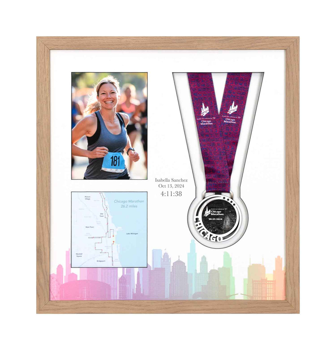 Chicago Marathon 2025 - Medal & Photo Frame