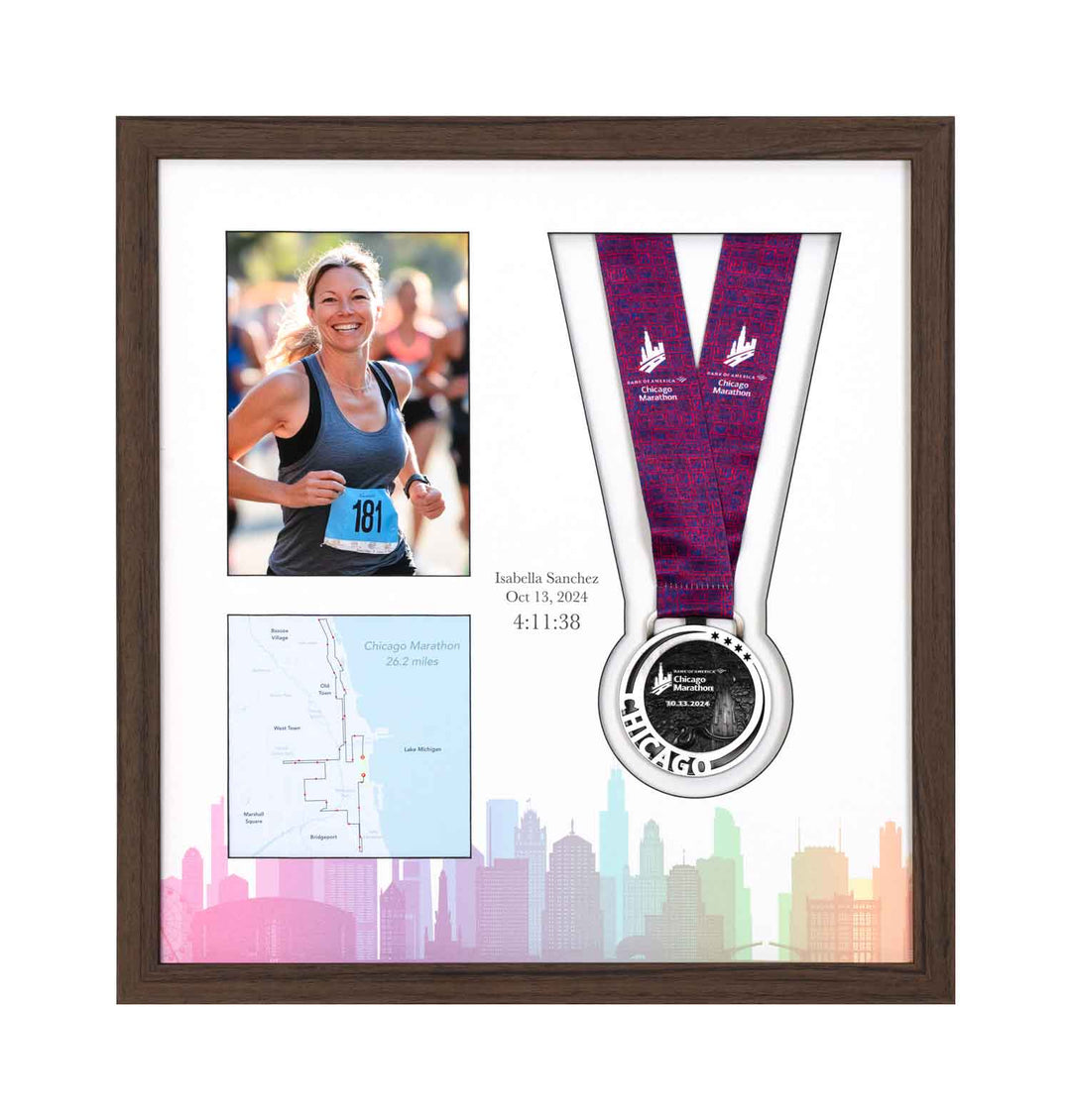 Chicago Marathon 2025 - Medal & Photo Frame