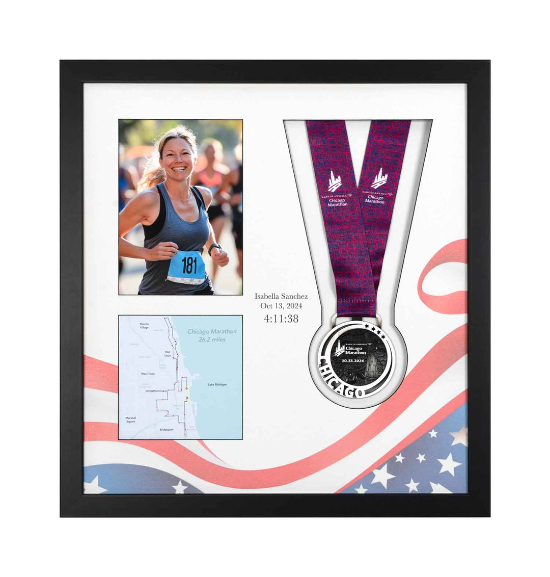 Chicago Marathon 2025 - Medal & Photo Frame