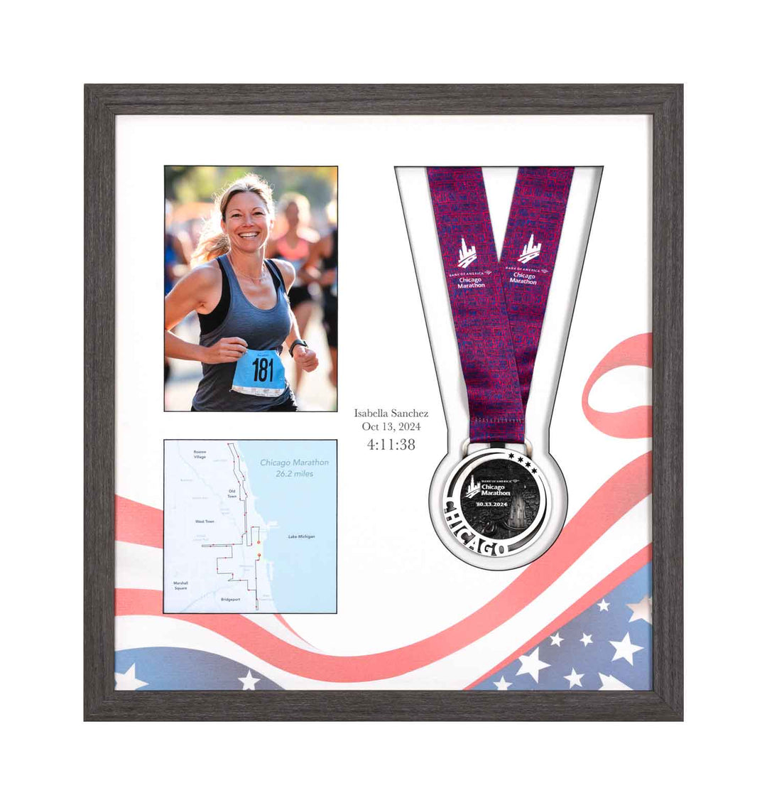 Chicago Marathon 2025 - Medal & Photo Frame