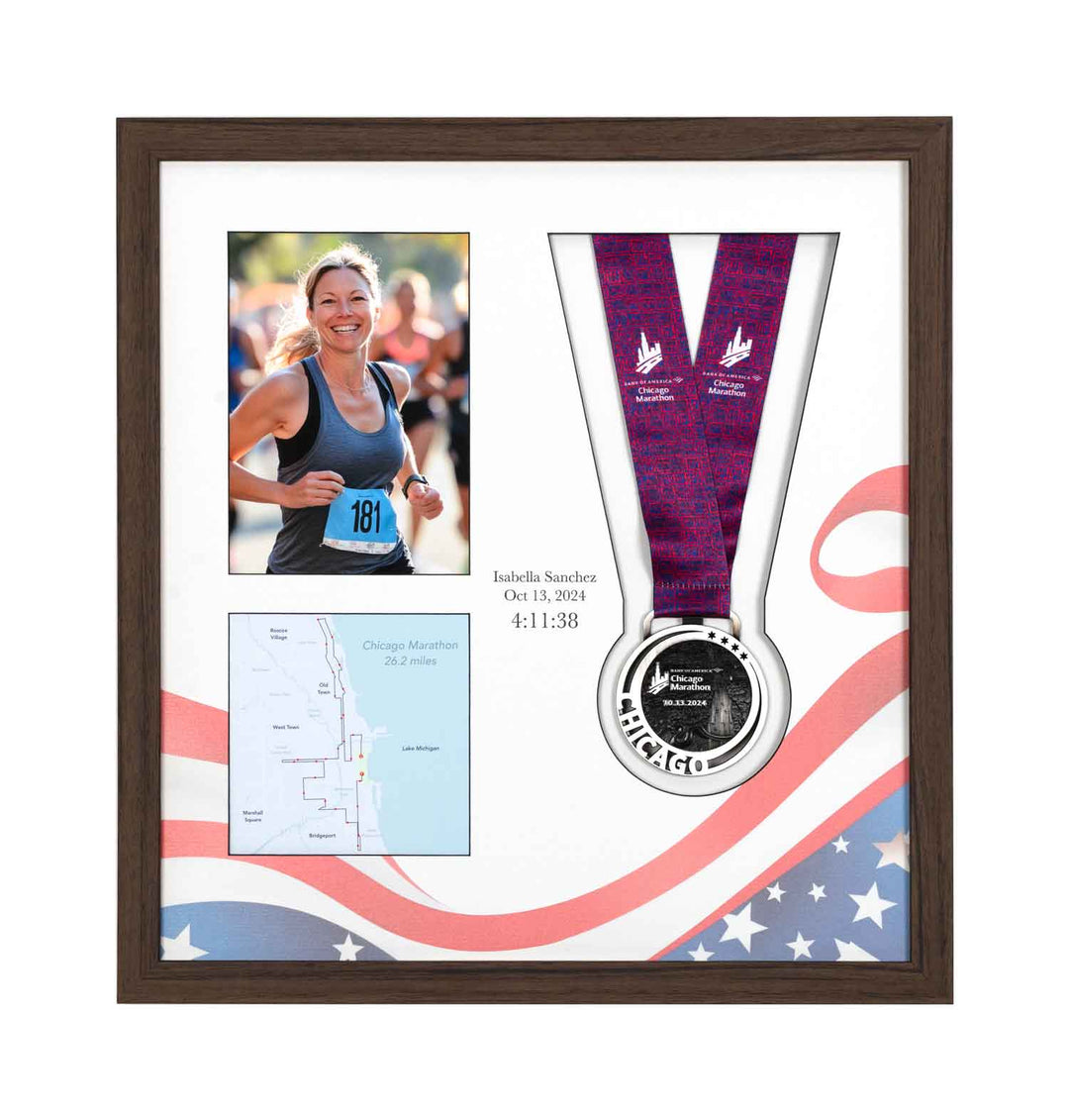 Chicago Marathon 2025 - Medal & Photo Frame